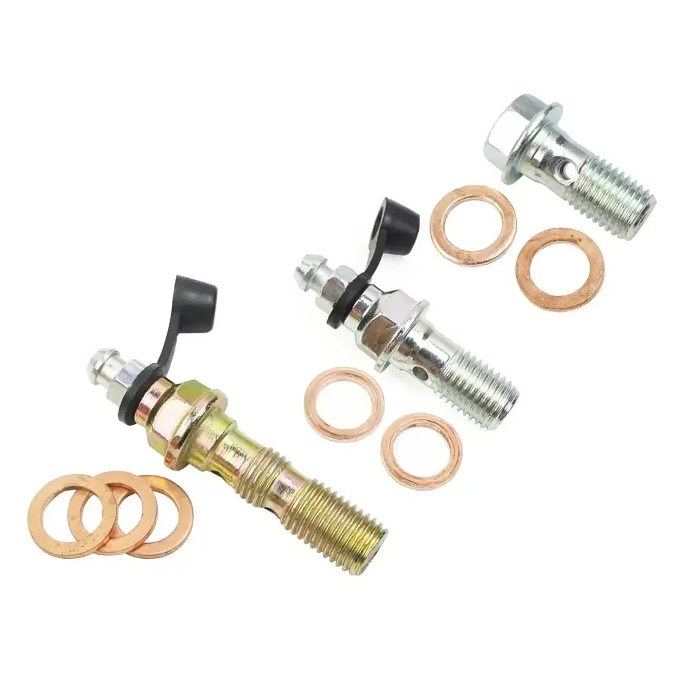 Motorcycle Brake Bolts M10 x 1.25 Brake Hose Screw Banjo Bolt Universal Brake Clutch Caliper Screws Bolts Foot Pump Bolts
Motorcycle Brake Bolts M10 x 1.25 Brake Hose Screw Banjo Bolt Universal Brake Clutch Caliper Screws Bolts Foot Pump Bolts
