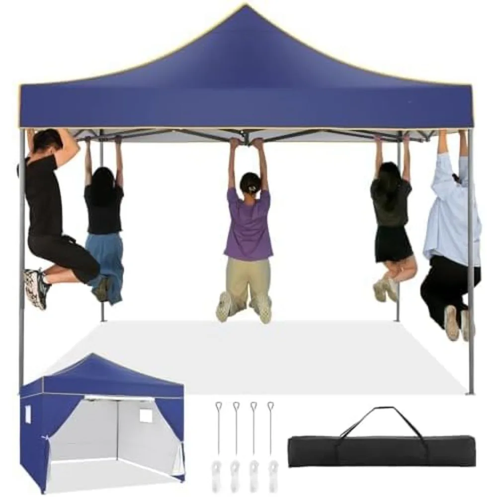 10x10 Heavy Duty Pop Up Canopy Tent for Event Commercial Instant Canopy with 4 Sidewalls, Portable Vendor Outdoor Tent for Part
10x10 Heavy Duty Pop Up Canopy Tent for Event Commercial Instant Canopy with 4 Sidewalls, Portable Vendor Outdoor Tent for Part