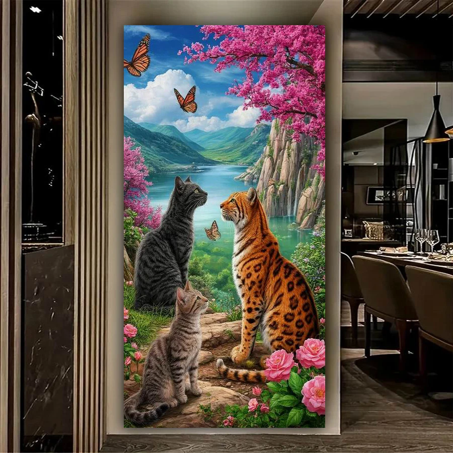 Cat and Butterfly Large Size Diy Diamond Art Painting Kits New Collection 2026 Animals Full Drill Mosaic Embroidery Picture
Cat and Butterfly Large Size Diy Diamond Art Painting Kits New Collection 2026 Animals Full Drill Mosaic Embroidery Picture