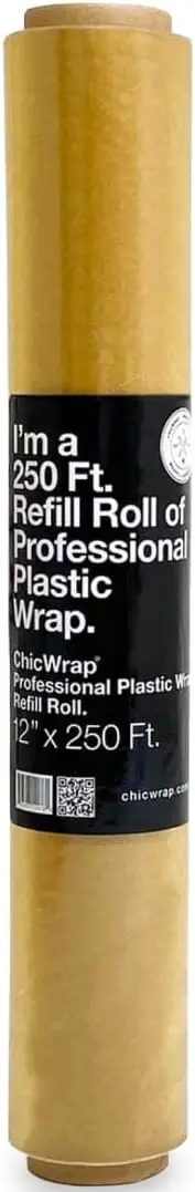 Plastic Wrap Refill Roll 12" x 250ft - Strong Cling for Airtight Food Storage, Microwave Safe
Plastic Wrap Refill Roll 12" x 250ft - Strong Cling for Airtight Food Storage, Microwave Safe