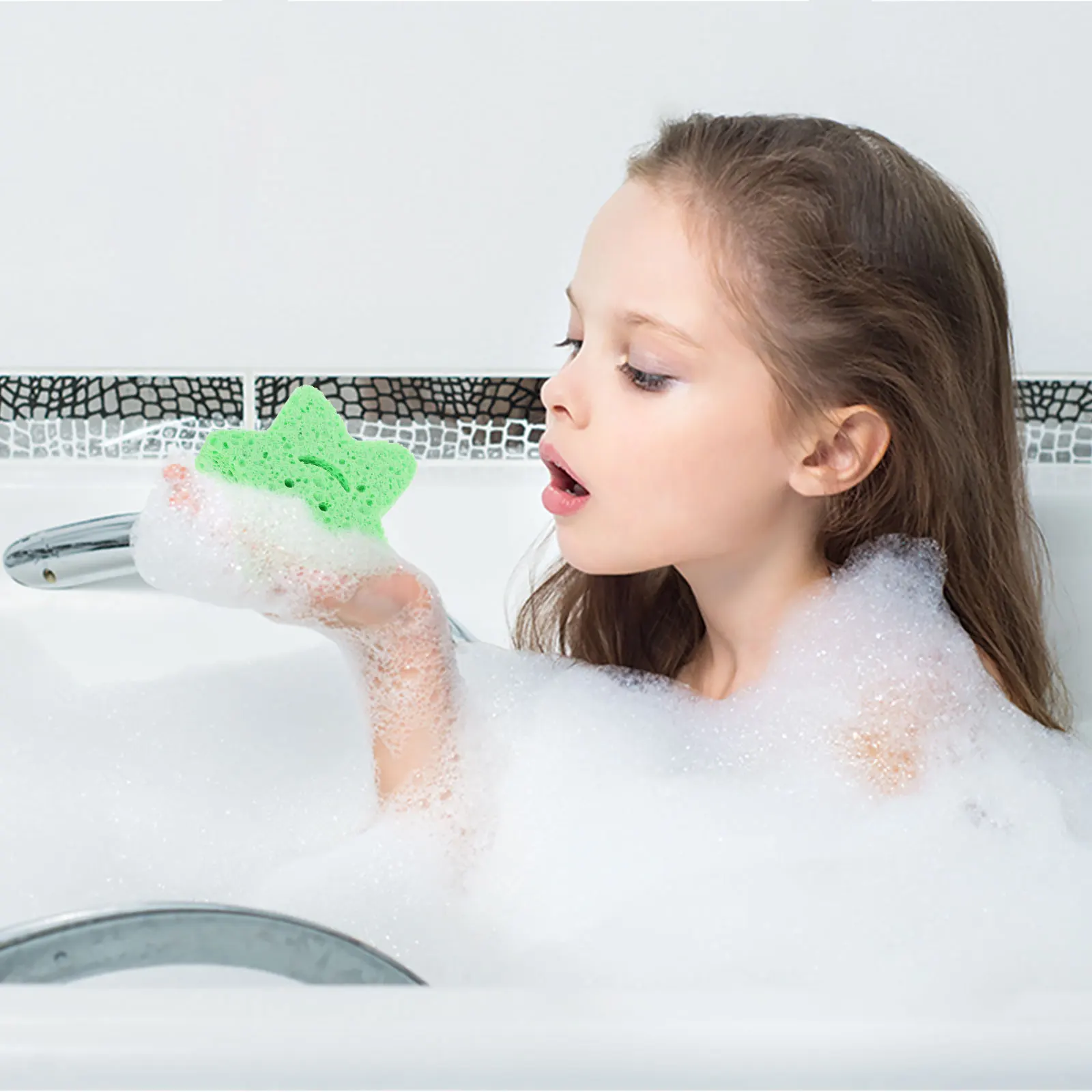 6pcs Cleaning Star Shaped Bath For Kids Body Scrubber Baby Showering Sponge Supple Bathing Sponge Comfortable Cleansing Pad
6pcs Cleaning Star Shaped Bath For Kids Body Scrubber Baby Showering Sponge Supple Bathing Sponge Comfortable Cleansing Pad