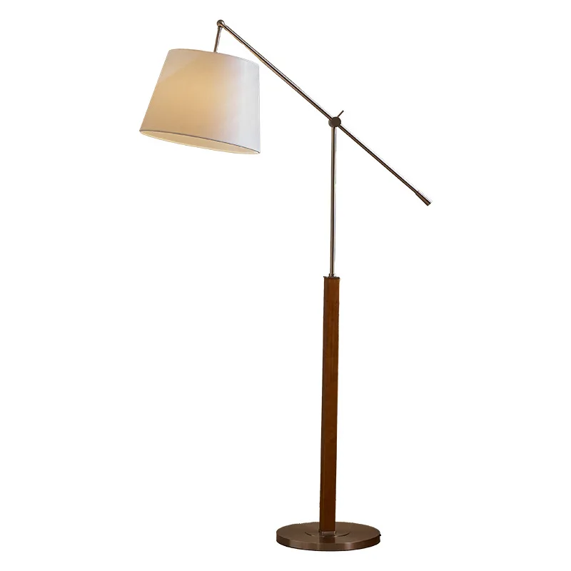 Medieval solid wood rocker floor lamp original design work desk lamp ins blogger
Medieval solid wood rocker floor lamp original design work desk lamp ins blogger