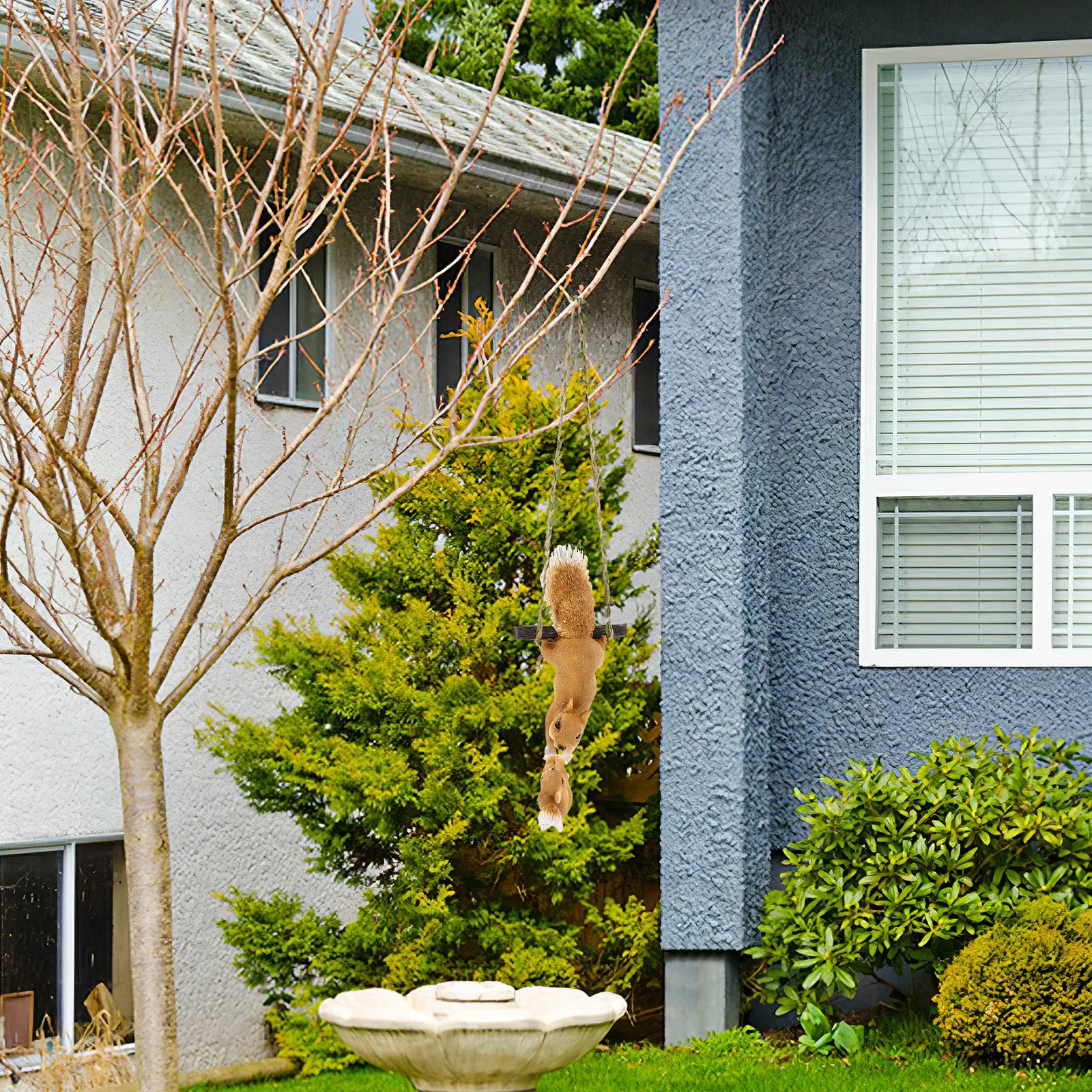 Squirrel Hanging Pendant Resin Flax Rope Durable Garden Decoration Adorable Resin Squirrel Ornament Courtyard Supply
Squirrel Hanging Pendant Resin Flax Rope Durable Garden Decoration Adorable Resin Squirrel Ornament Courtyard Supply