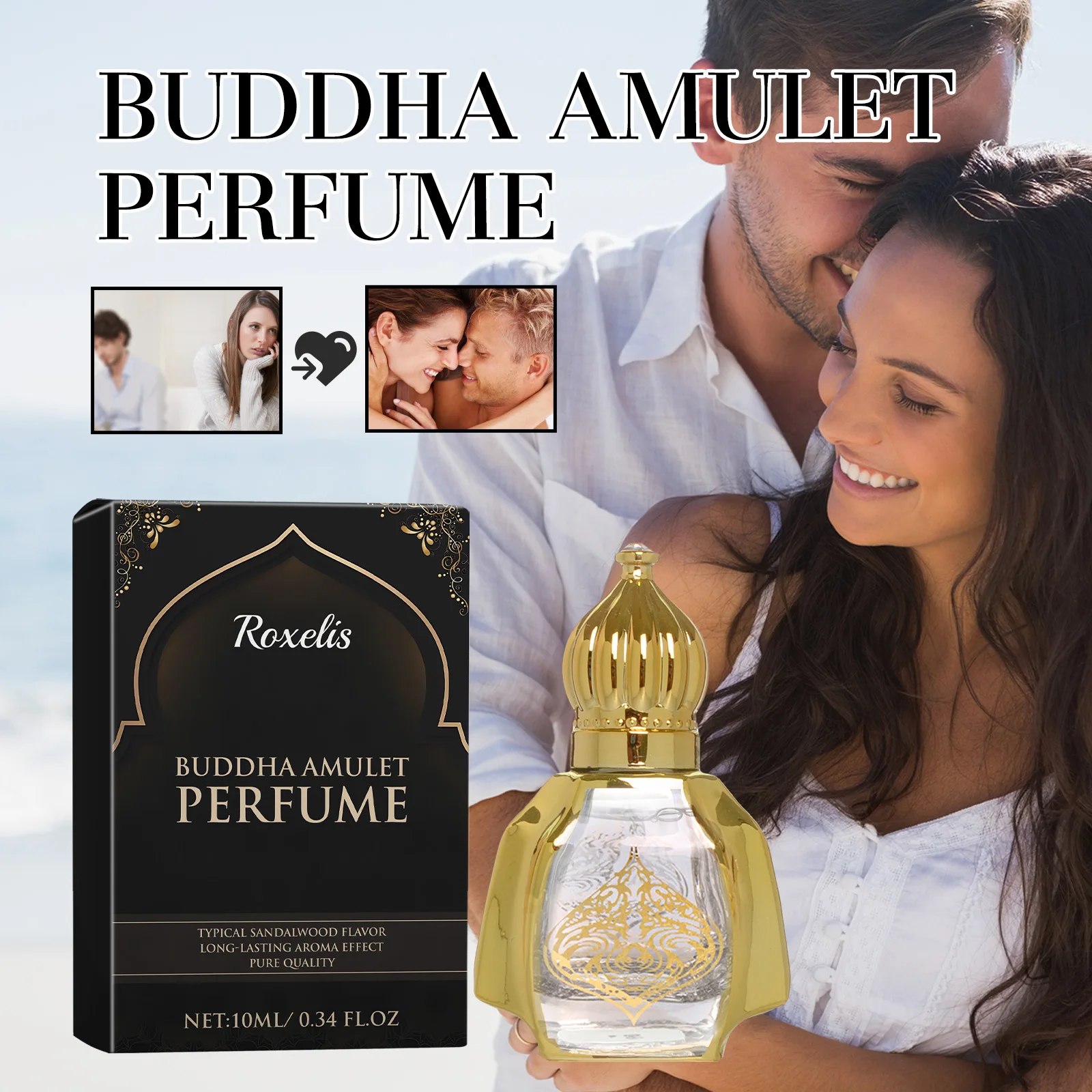 Sandalwood Perfume, Long-lasting, Natural, Fresh, Charming & Elegant Fragrance Sandalwood Perfume 10ml
Sandalwood Perfume, Long-lasting, Natural, Fresh, Charming & Elegant Fragrance Sandalwood Perfume 10ml