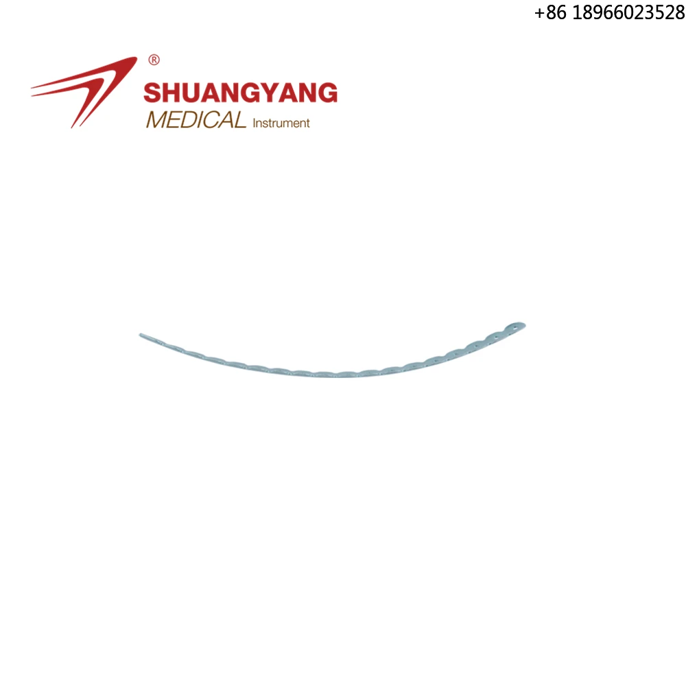 18 holes rib plate for the eighth andninth right rib, THORAX internal fixation sternum rib reconstruction
18 holes rib plate for the eighth andninth right rib, THORAX internal fixation sternum rib reconstruction