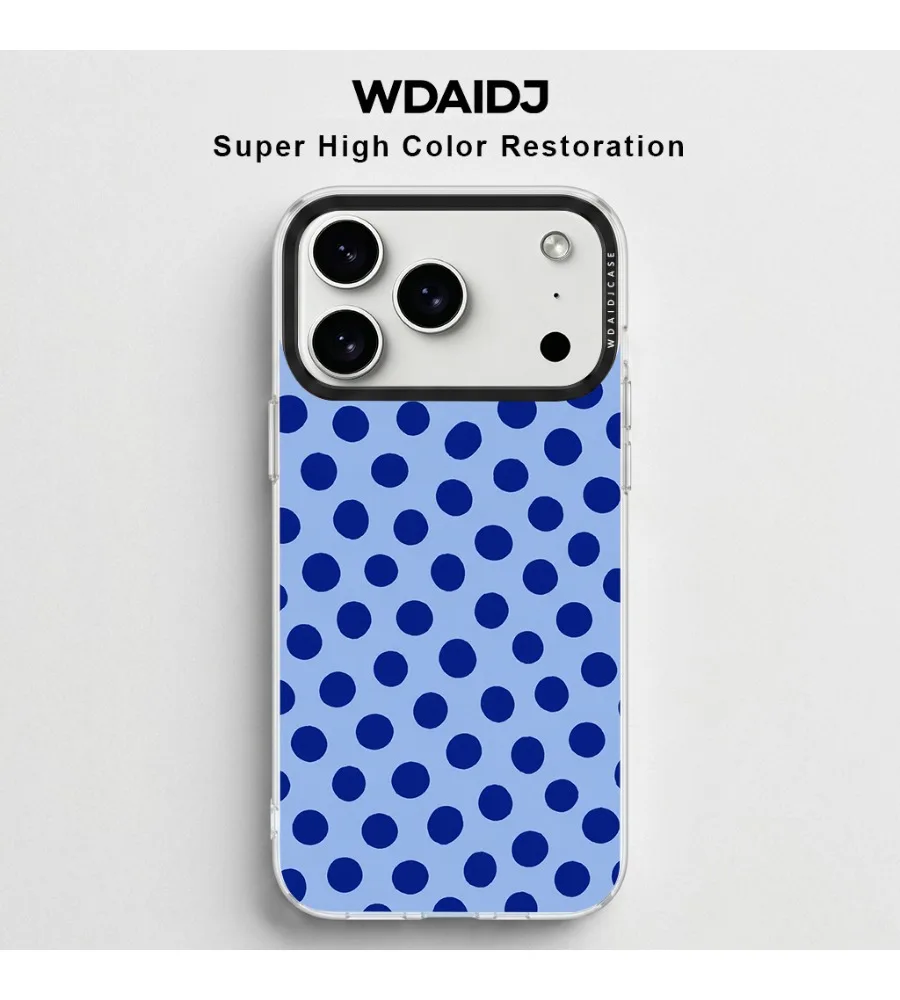 Retro Light And Dark Blue Polka Dot Design Clear Phone Case For Iphone 13 14 15 16 17 Crystal Clear Anti Yellowing Phone Case
Retro Light And Dark Blue Polka Dot Design Clear Phone Case For Iphone 13 14 15 16 17 Crystal Clear Anti Yellowing Phone Case