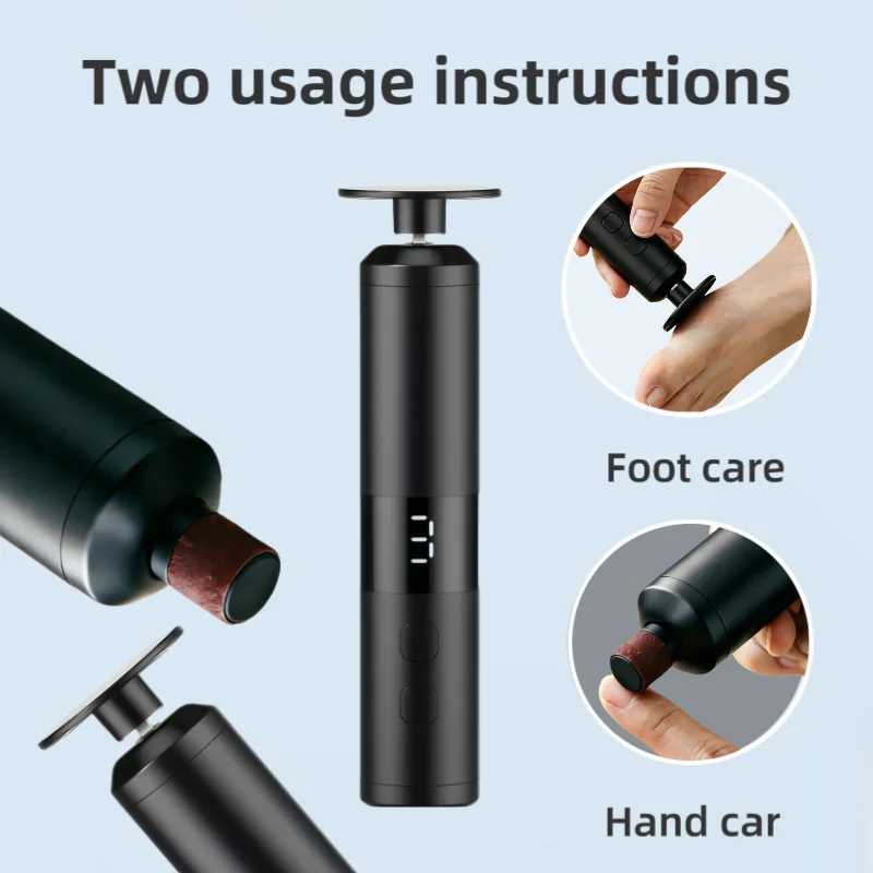 Rechargeable electric foot trimmer, high-power exfoliating, calluses, dead skin grinder, portable electric foot grinder
Rechargeable electric foot trimmer, high-power exfoliating, calluses, dead skin grinder, portable electric foot grinder