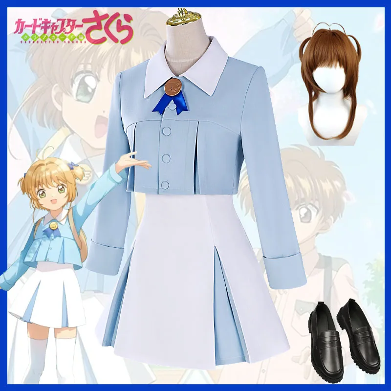 Cardcaptor Сакура Косплей Костюм CCS JK Униформа Сакура Платье для свиданий для взрослых Женская школьная форма Одежда для ролевых игр на Хэллоуин
Cardcaptor Сакура Косплей Костюм CCS JK Униформа Сакура Платье для свиданий для взрослых Женская школьная форма Одежда для ролевых игр на Хэллоуин