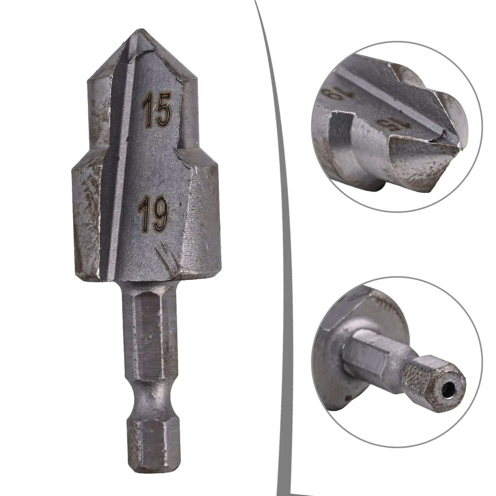 1pc Water Pipe Drill Bit 6.35mm Hexagonal Shank Stepped Drill Bits Water Pipe Expansion Drill Punch Plumber Hole Expanding Tools
1pc Water Pipe Drill Bit 6.35mm Hexagonal Shank Stepped Drill Bits Water Pipe Expansion Drill Punch Plumber Hole Expanding Tools