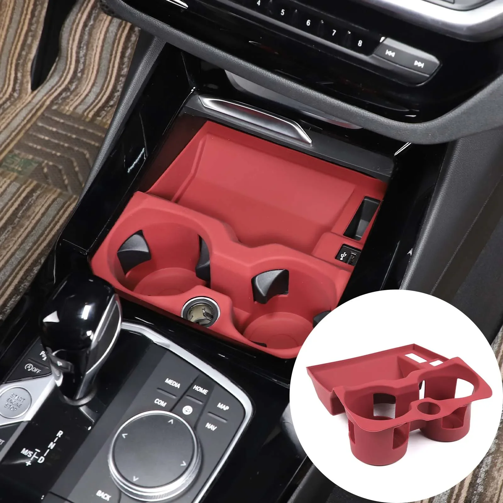 Car Central Control Wireless Charging Silicone Pad for BMW X3 IX3 X4 G01 G02 Water Cup Holder Non-Slip Mat Accessories
Car Central Control Wireless Charging Silicone Pad for BMW X3 IX3 X4 G01 G02 Water Cup Holder Non-Slip Mat Accessories
