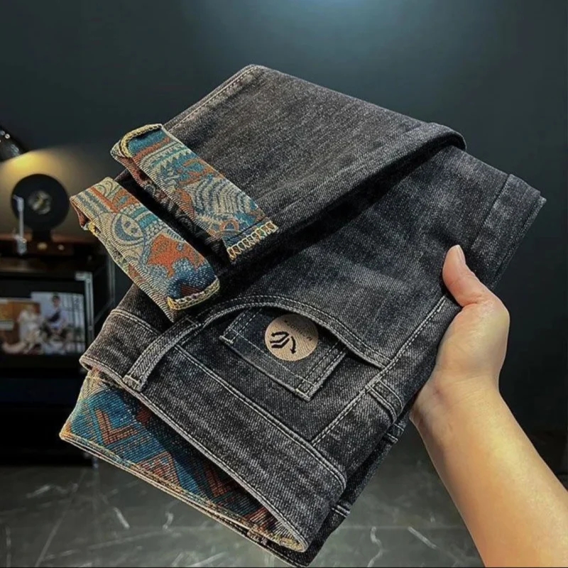 eans men's 2026 autumn new embroidered printed men's clothing slim fit elastic denim trendy casual retro pants
eans men's 2026 autumn new embroidered printed men's clothing slim fit elastic denim trendy casual retro pants