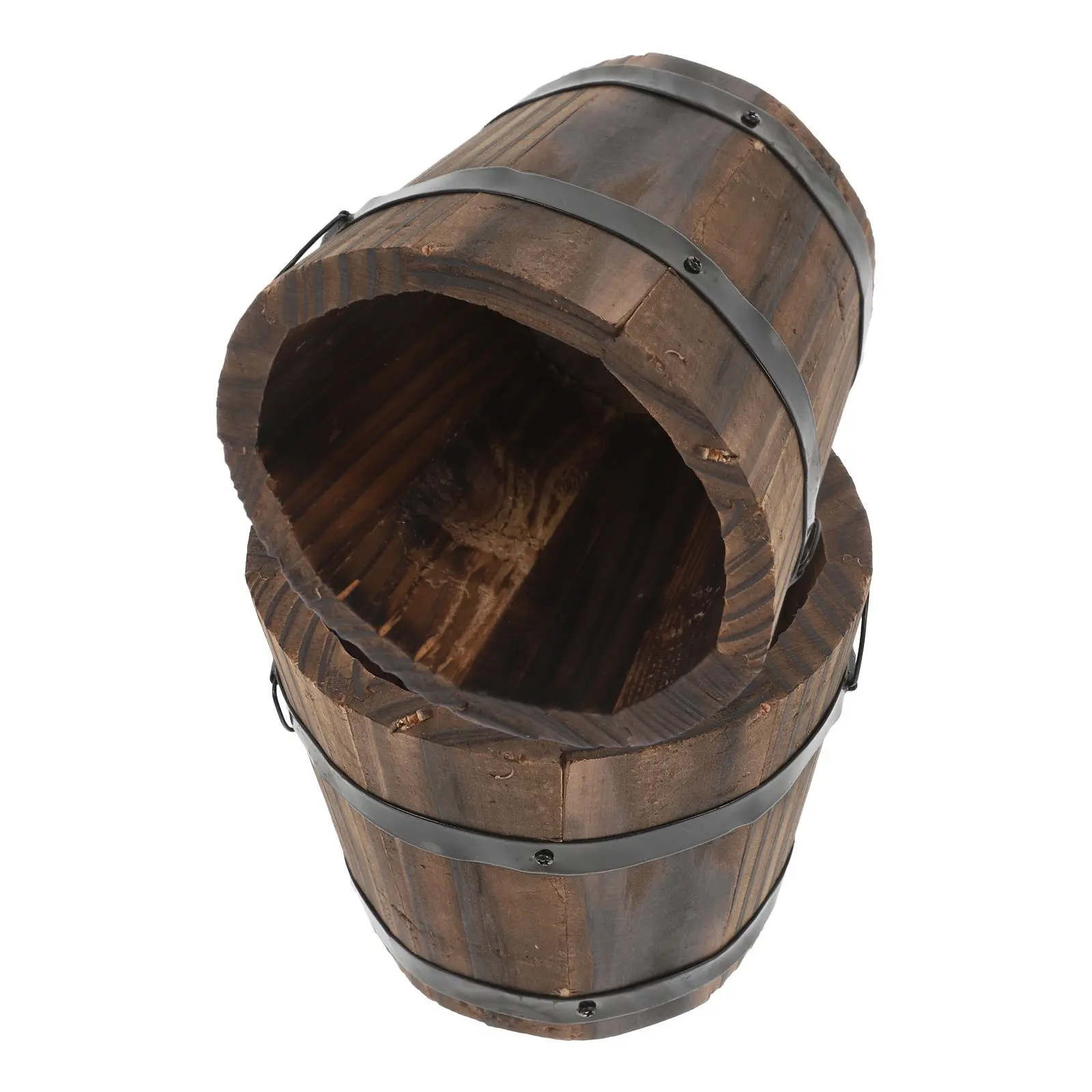 2Pcs Wooden Flower Pot Large Planter Eco Friendly Carbonized Wood Succulent Vintage Decor Retro Bonsai
2Pcs Wooden Flower Pot Large Planter Eco Friendly Carbonized Wood Succulent Vintage Decor Retro Bonsai