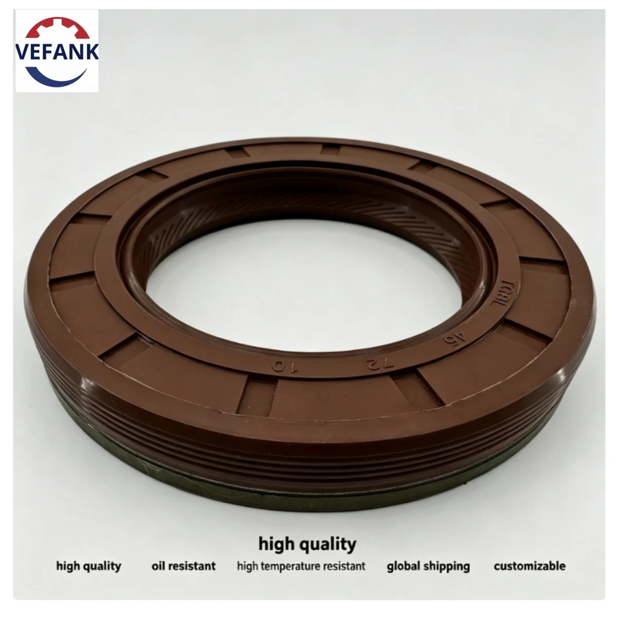TBGL 45*72*10 mm, oil seal, NBR, with spring ring, oil and wear resistant, suitable for automotive repair.
TBGL 45*72*10 mm, oil seal, NBR, with spring ring, oil and wear resistant, suitable for automotive repair.