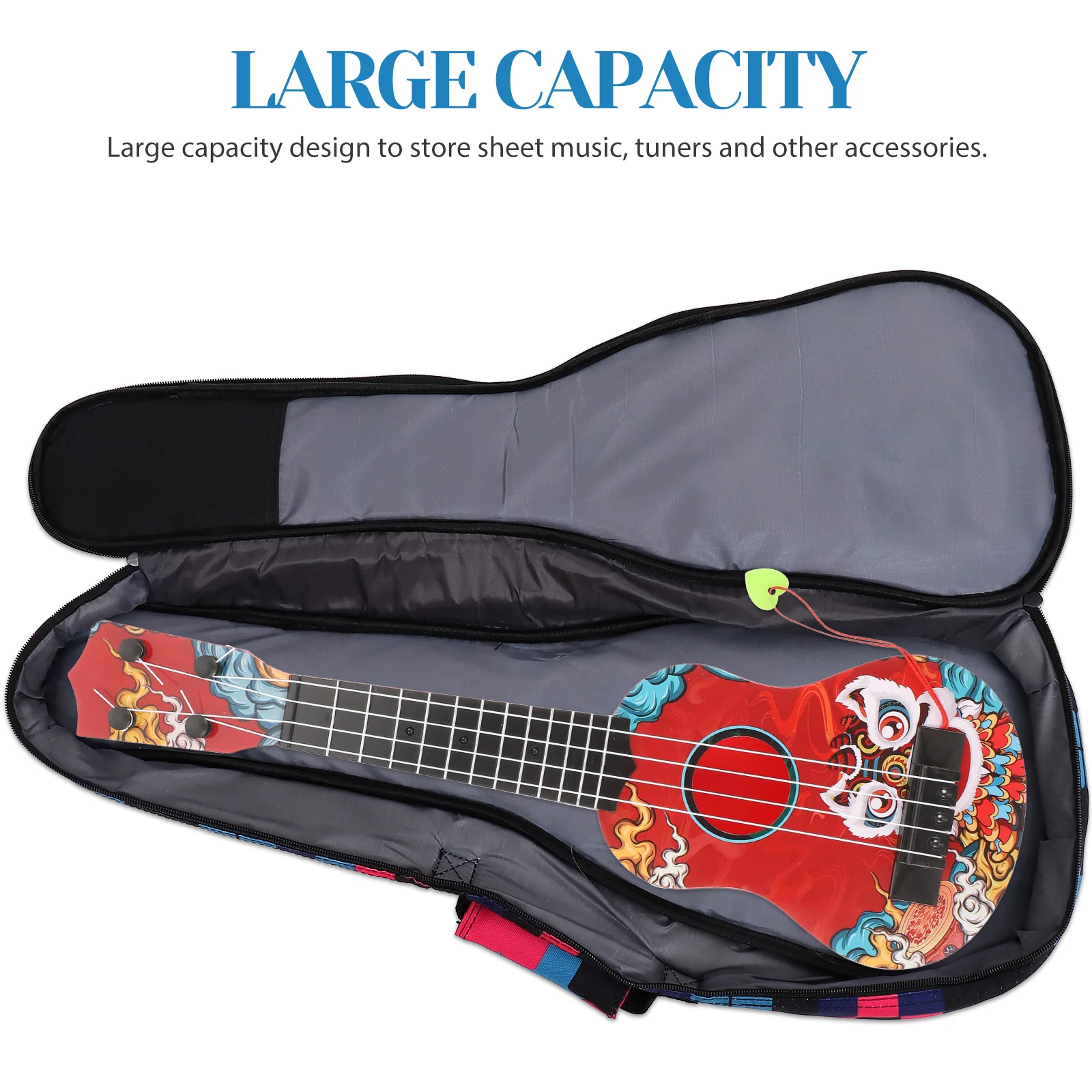Ukulele Bag 23 Inches Red Plaid Padded Backpack Oxford Cloth Storage Pouch Portable Carrier Large Capacity Design
Ukulele Bag 23 Inches Red Plaid Padded Backpack Oxford Cloth Storage Pouch Portable Carrier Large Capacity Design