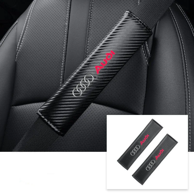 2Pcs Car Carbon Fiber Seatbelt Shoulder Protection Cover for Audi A4 B6 B8 B7 A6 C5 C6 C7 A3 A5 Q3 Q5 Q7 Q8 TT Auto Accessories
2Pcs Car Carbon Fiber Seatbelt Shoulder Protection Cover for Audi A4 B6 B8 B7 A6 C5 C6 C7 A3 A5 Q3 Q5 Q7 Q8 TT Auto Accessories