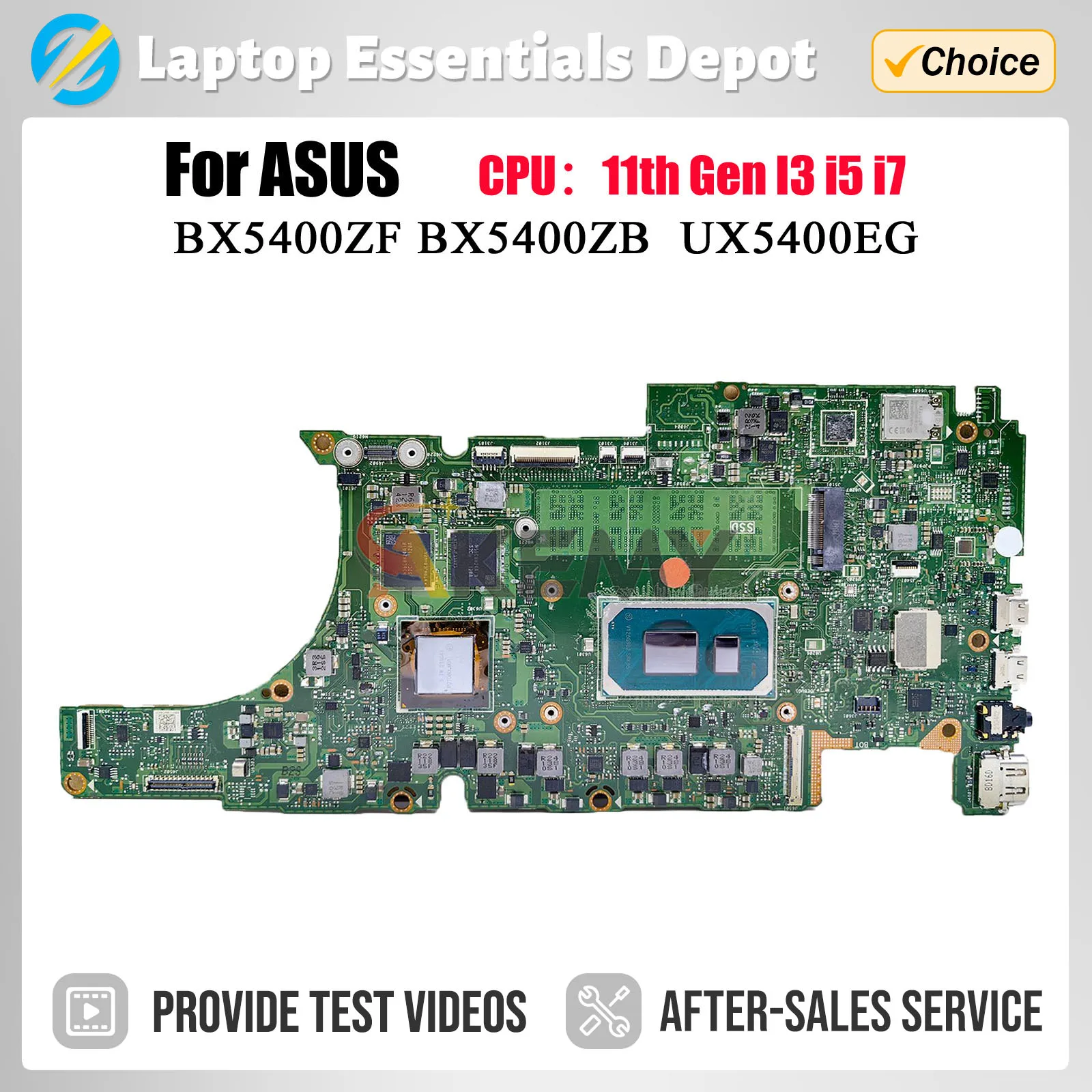 UX5400EG Mainboard For ASUS UX5400EA BX5400EA UX5400E RX5400EG BX5400EG Laptop Motherboard i5 i7 11th RAM-8GB/16GB UMA/V2G
UX5400EG Mainboard For ASUS UX5400EA BX5400EA UX5400E RX5400EG BX5400EG Laptop Motherboard i5 i7 11th RAM-8GB/16GB UMA/V2G