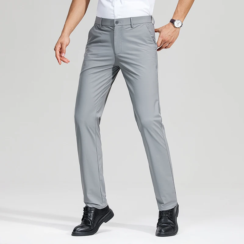 Spring Autumn Fashion Casual Long Pants Suit Formal Trousers Suit Pants Shirt Pocket Business Groom Black Men's Business Pants
Spring Autumn Fashion Casual Long Pants Suit Formal Trousers Suit Pants Shirt Pocket Business Groom Black Men's Business Pants
