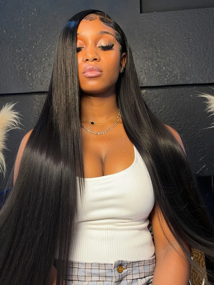 40 дюймов Длинные прямые 13x4 13X6 HD Натуральные черные парики фронта шнурка 5x5 Бесклеевые парики 180% Плотность HD Прозрачный парик фронтальной части шнурка
40 дюймов Длинные прямые 13x4 13X6 HD Натуральные черные парики фронта шнурка 5x5 Бесклеевые парики 180% Плотность HD Прозрачный парик фронтальной части шнурка