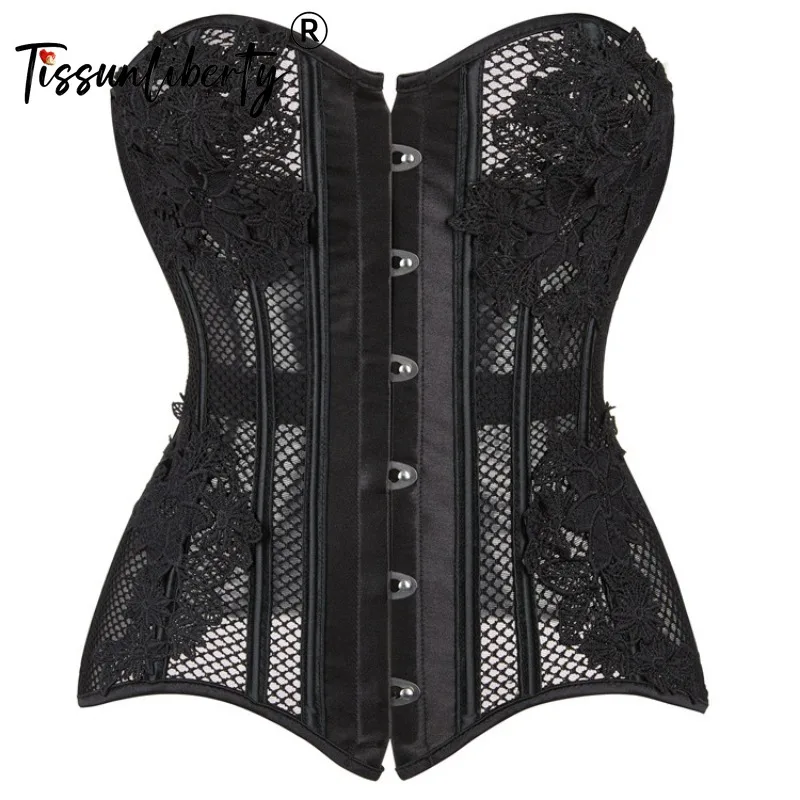 2 Pcs Mesh Women's Tight Corset Mujer Vintage Sexy Underwear Waist Trainer Slimming Body Shapewear Tops for Women Steampunk
2 Pcs Mesh Women's Tight Corset Mujer Vintage Sexy Underwear Waist Trainer Slimming Body Shapewear Tops for Women Steampunk