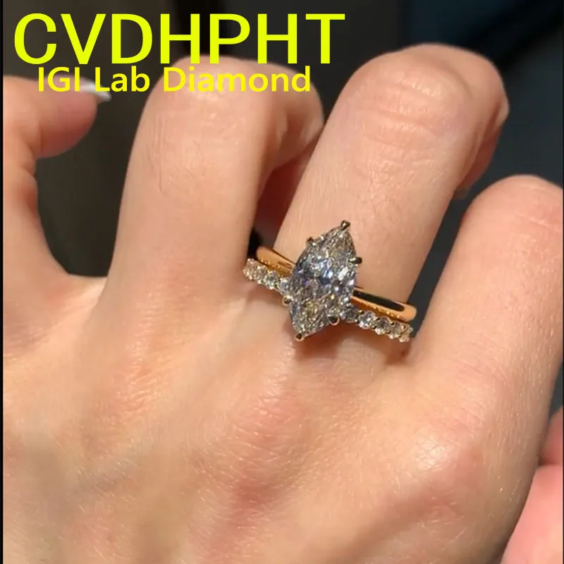 Пара колец в форме маркизы Роскошное настоящее кольцо из белого золота 18 карат с бриллиантом IGI Lab выращенное кольцо в форме маркизы с бриллиантом для свадьбы и помолвки
Пара колец в форме маркизы Роскошное настоящее кольцо из белого золота 18 карат с бриллиантом IGI Lab выращенное кольцо в форме маркизы с бриллиантом для свадьбы и помолвки