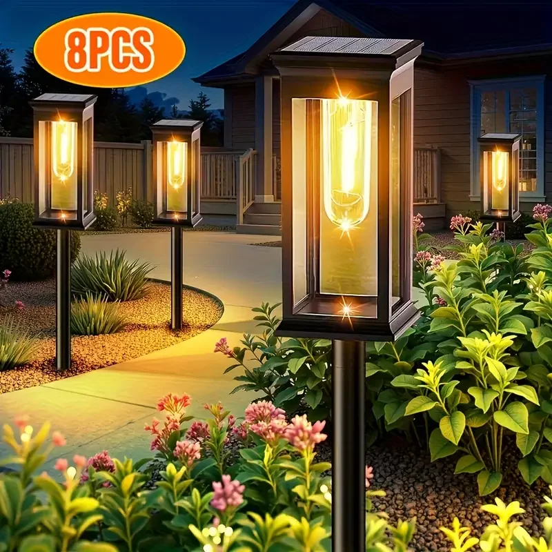 1/2/4/8PCS Solar Garden Lights Automatically Turn on/off Suitable for Lane Lawn Sidewalk Courtyard Decoration Landscape Lights
1/2/4/8PCS Solar Garden Lights Automatically Turn on/off Suitable for Lane Lawn Sidewalk Courtyard Decoration Landscape Lights