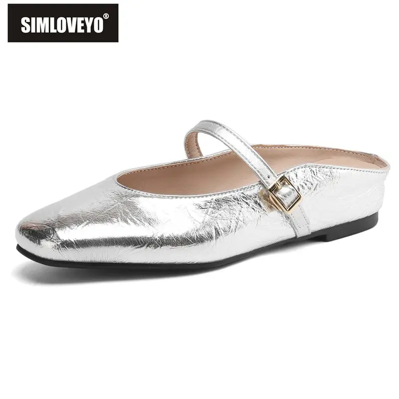 SIMLOVEYO Luxury Female Sandals Square Toe Flats Buckle Strap Plus Size 41 42 43 Soft Leisure Mules 32 33 Summer Daily Shoes
SIMLOVEYO Luxury Female Sandals Square Toe Flats Buckle Strap Plus Size 41 42 43 Soft Leisure Mules 32 33 Summer Daily Shoes