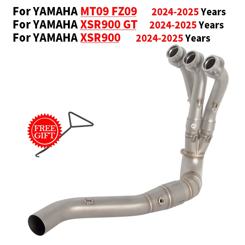 Slip On For YAMAHA MT09 MT 09 FZ09 FZ 09 XSR900 XSR 900 GT 2024 2025 Motorcycle Exhaust System Muffler Stainless Front Link Pipe
Slip On For YAMAHA MT09 MT 09 FZ09 FZ 09 XSR900 XSR 900 GT 2024 2025 Motorcycle Exhaust System Muffler Stainless Front Link Pipe