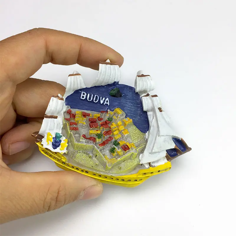 Republic of Montenegro Budva City Architecture Cultural and Creative Sailboat Magnetic Refrigerator Sticker High-Value Home Exqu
Republic of Montenegro Budva City Architecture Cultural and Creative Sailboat Magnetic Refrigerator Sticker High-Value Home Exqu