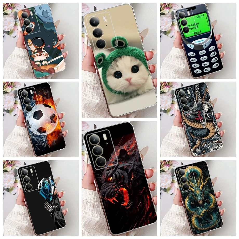 For Realme C75 4G Case Cute Animals Tiger Lion Dragon Cartoon Phone Cover On RealmeC75 C 75 Soft Silicone TPU Clear Coque
For Realme C75 4G Case Cute Animals Tiger Lion Dragon Cartoon Phone Cover On RealmeC75 C 75 Soft Silicone TPU Clear Coque
