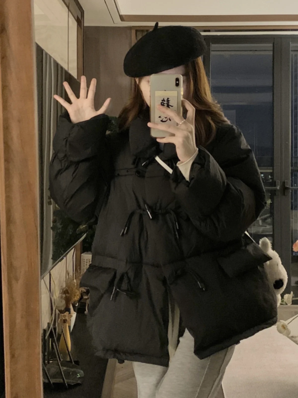 Bla ort down Jaet Women's Winter New Sle Design Sense Button Cotton Coat Thi Outerwear Fem Model Korean Version
Bla ort down Jaet Women's Winter New Sle Design Sense Button Cotton Coat Thi Outerwear Fem Model Korean Version