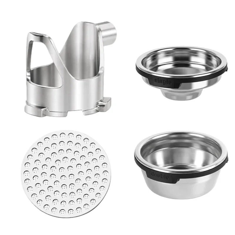 Stainless Steel Bottomless Portafilter for Ninja ES601/655/701,54mm Puck Screen,Filter Paper,Observation Cup,Barista Accessory
Stainless Steel Bottomless Portafilter for Ninja ES601/655/701,54mm Puck Screen,Filter Paper,Observation Cup,Barista Accessory