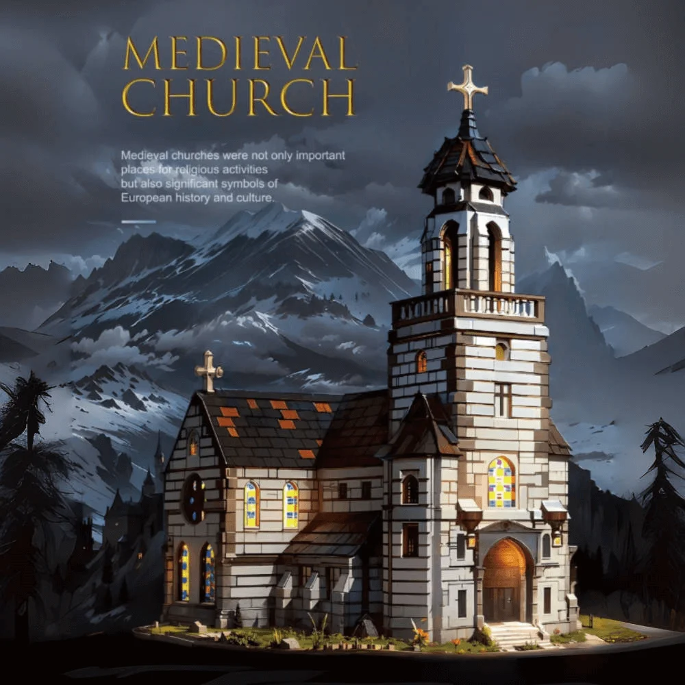 6172 parts MOC-33925 Modular Medieval European Church Street View Model Building Kits Blocks Bricks Educational Toys Gift
6172 parts MOC-33925 Modular Medieval European Church Street View Model Building Kits Blocks Bricks Educational Toys Gift