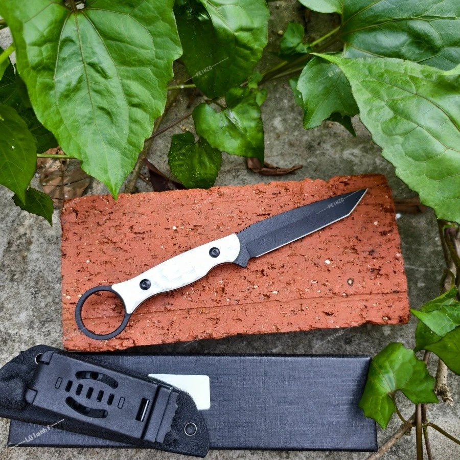 Portable Straight Knife 8Cr13Mov Blade G10 Handle Suitable for Jungle Camping and Explorations Practical Cutting Knife
Portable Straight Knife 8Cr13Mov Blade G10 Handle Suitable for Jungle Camping and Explorations Practical Cutting Knife