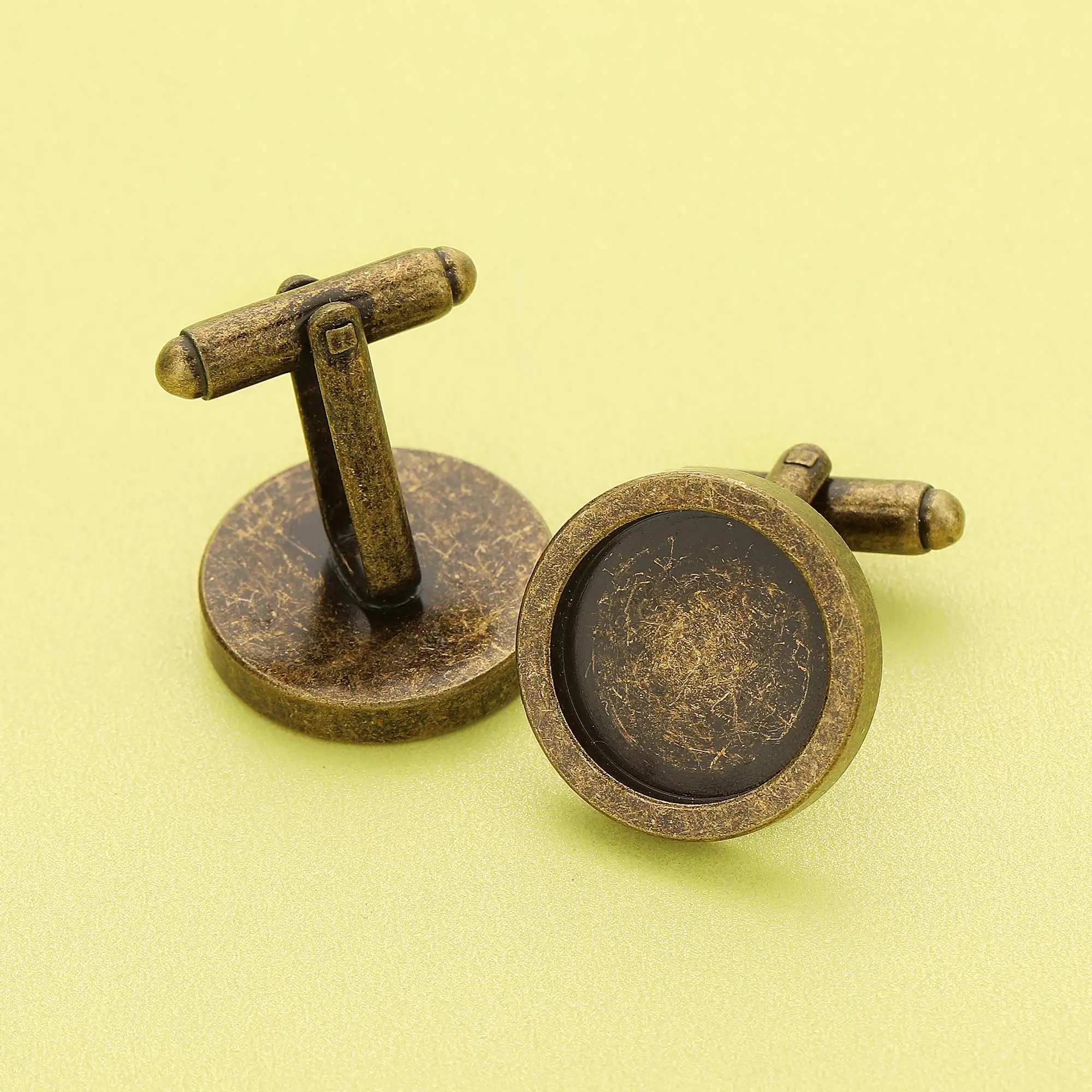 10Pcs 15MM Round Bezel Cuff Links Settings,Antiqued Bronze Brass DIY Cufflinks Bezel,DIY Cuff Links Supplies 1500164
10Pcs 15MM Round Bezel Cuff Links Settings,Antiqued Bronze Brass DIY Cufflinks Bezel,DIY Cuff Links Supplies 1500164