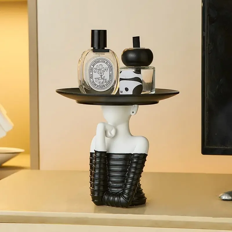 Modern Girl Tray Light Luxury RESIN Entrance Tray Decorative Keys Storage Premium Plate Living Room Desktop Home Decoration
Modern Girl Tray Light Luxury RESIN Entrance Tray Decorative Keys Storage Premium Plate Living Room Desktop Home Decoration