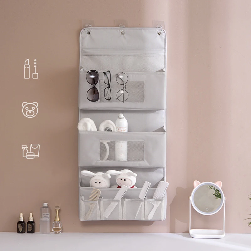 Creative Storage Bag Multi-layer Oxford Fabric Hanging Bag Door Hanging Pocket Cosmetic Organizer Dormitory Storage Hanger Bag
Creative Storage Bag Multi-layer Oxford Fabric Hanging Bag Door Hanging Pocket Cosmetic Organizer Dormitory Storage Hanger Bag