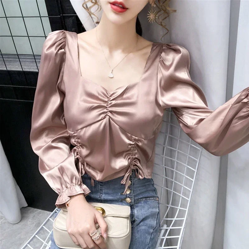 Long Sleeve Blouse Women's Design Short Chiffon Shirt Blusas Clothes for Women Tops Shirts Blouses
Long Sleeve Blouse Women's Design Short Chiffon Shirt Blusas Clothes for Women Tops Shirts Blouses