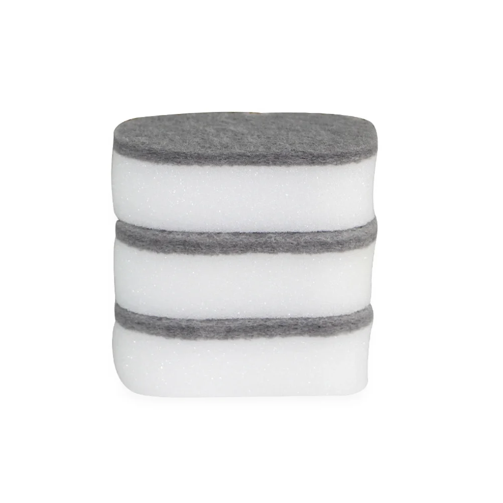 12Pcs Durable Multi-Purpose Kitchen Sponge Cleaning Pad Strong Decontamination Dishwashing Tool Grey White Dishwashing Pad
12Pcs Durable Multi-Purpose Kitchen Sponge Cleaning Pad Strong Decontamination Dishwashing Tool Grey White Dishwashing Pad