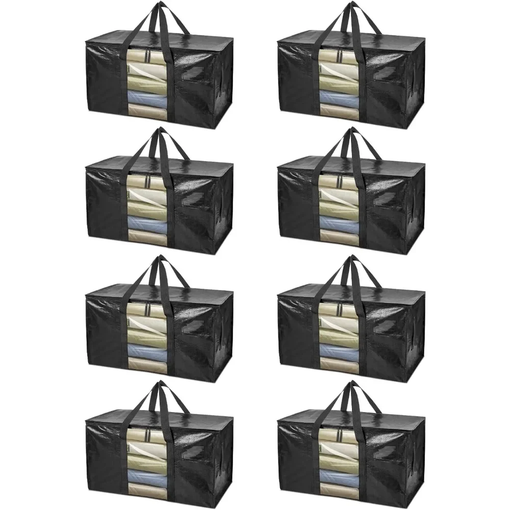 8-Pack Oversized Moving Bags with Reinforced Handles, Heavy-Duty Storage Tote Moving Supplies for Packaging, Storage Bag
8-Pack Oversized Moving Bags with Reinforced Handles, Heavy-Duty Storage Tote Moving Supplies for Packaging, Storage Bag