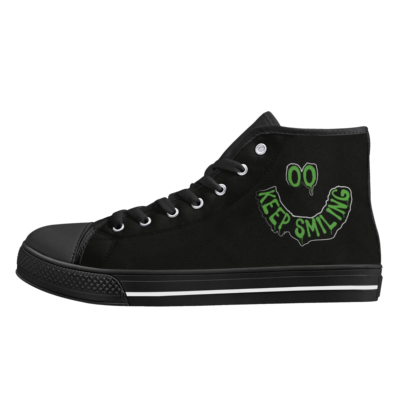 Кеды Custom Shoes Keep Smiling: классические высокие кеды из канваса для мужчин и женщин, вулканизированная подошва, обувь на плоской подошве, кроссовки
Кеды Custom Shoes Keep Smiling: классические высокие кеды из канваса для мужчин и женщин, вулканизированная подошва, обувь на плоской подошве, кроссовки