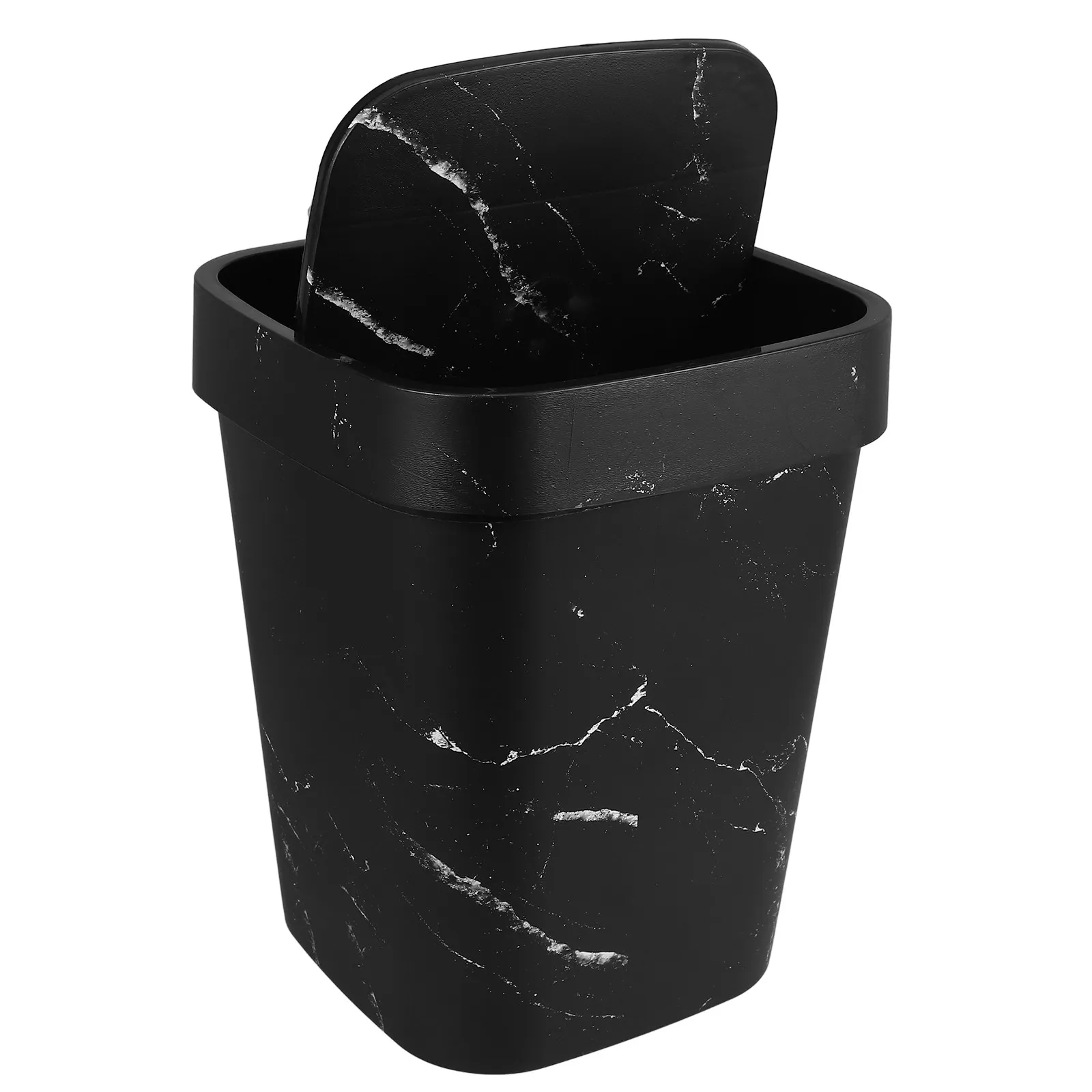 5L Marble Trash Can Swing Top Lid Odor Containing Functional Garbage Bin for Bathroom Bedroom Kitchen Laundry Room Home Decor
5L Marble Trash Can Swing Top Lid Odor Containing Functional Garbage Bin for Bathroom Bedroom Kitchen Laundry Room Home Decor