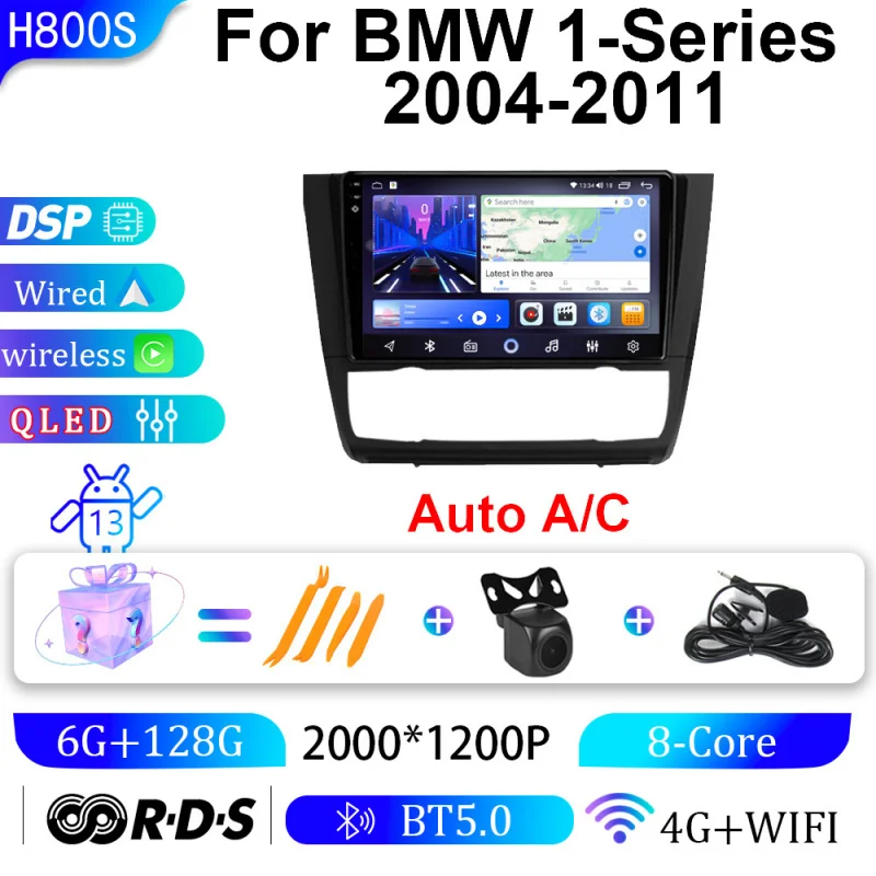 For BMW 1-Series 2004 2005 2006-2011 Car Intelligent Systems Android Car Player GPS WIFI Carplay 4G Car Radio Navigation Stereo
For BMW 1-Series 2004 2005 2006-2011 Car Intelligent Systems Android Car Player GPS WIFI Carplay 4G Car Radio Navigation Stereo