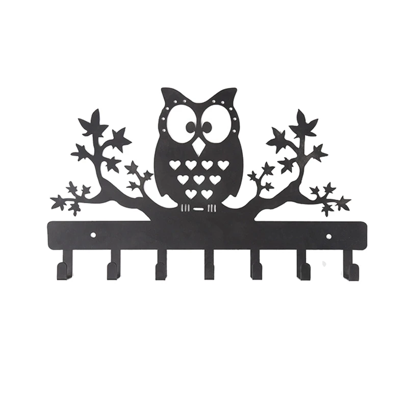7 Hooks Metal Key Holder Owl Wall Mounted Key Holder Owl Key Hanger Leash Hanger Key Organizer Metal Key Hook
7 Hooks Metal Key Holder Owl Wall Mounted Key Holder Owl Key Hanger Leash Hanger Key Organizer Metal Key Hook