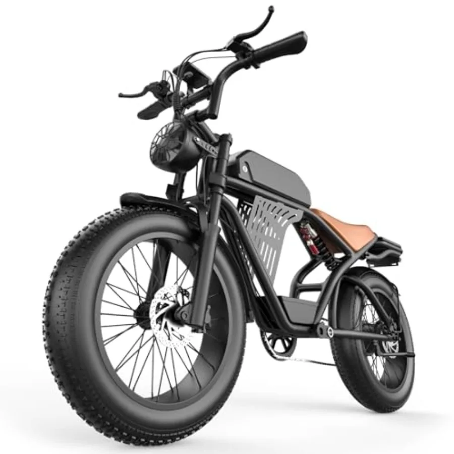 Electric bike for urban commuting: aluminum frame matte black finish 2000W peak motor with 30 MPH speed and 100-mile PAS range
Electric bike for urban commuting: aluminum frame matte black finish 2000W peak motor with 30 MPH speed and 100-mile PAS range