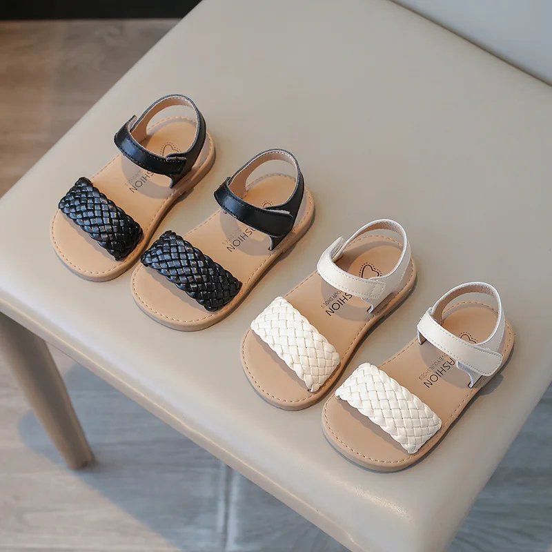 Soft Soled 2024 New Children's Sandals Fashion Summer Girls Causal Beach Shoes Braided Style Kid Versatile Open-toe Flat Sandals
Soft Soled 2024 New Children's Sandals Fashion Summer Girls Causal Beach Shoes Braided Style Kid Versatile Open-toe Flat Sandals