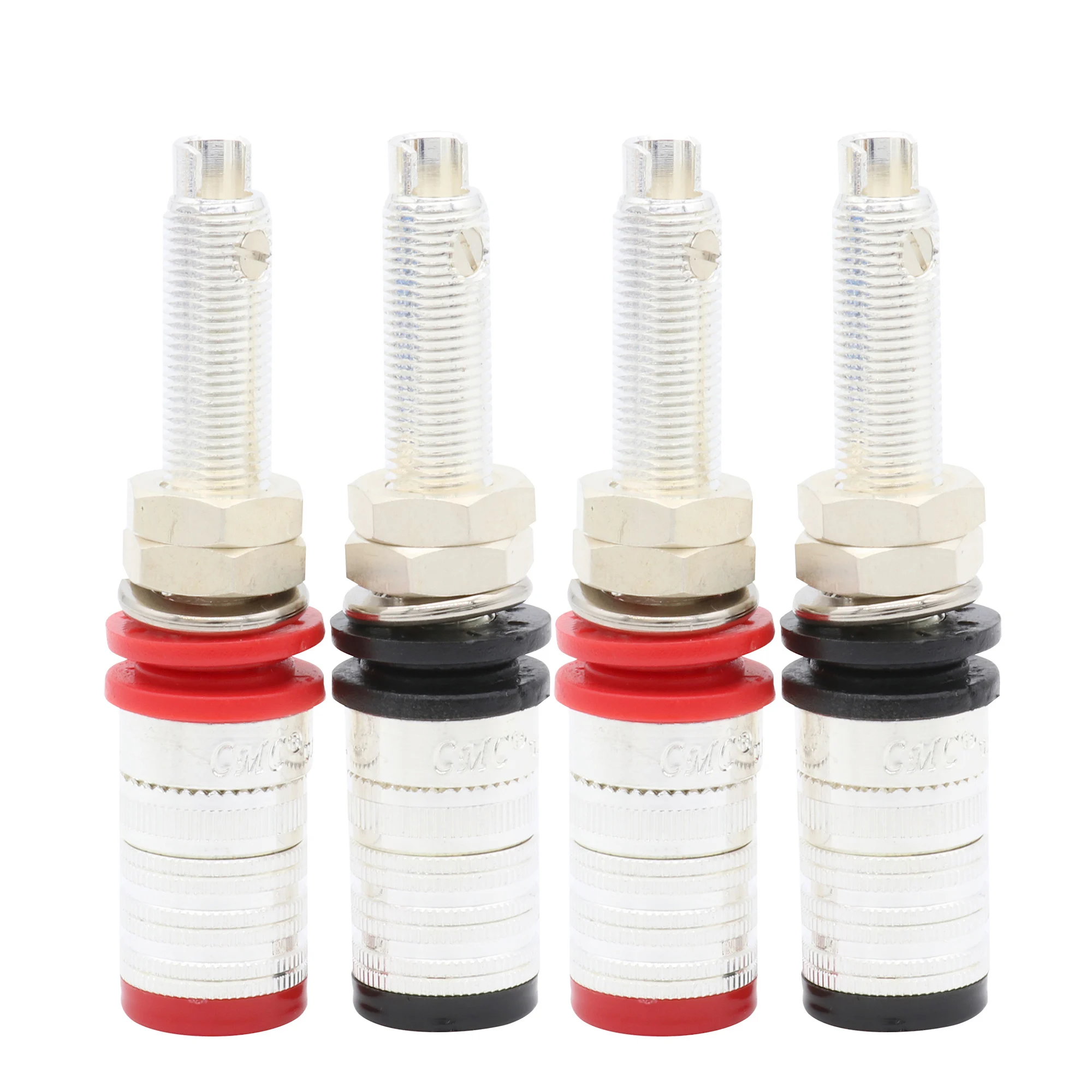 4pcs CMC 838L-AG Silver Plated Hifi Audio DIYOFC Speaker Amplifier Binding Post Terminal Banana Plug Socket Output Connector
4pcs CMC 838L-AG Silver Plated Hifi Audio DIYOFC Speaker Amplifier Binding Post Terminal Banana Plug Socket Output Connector