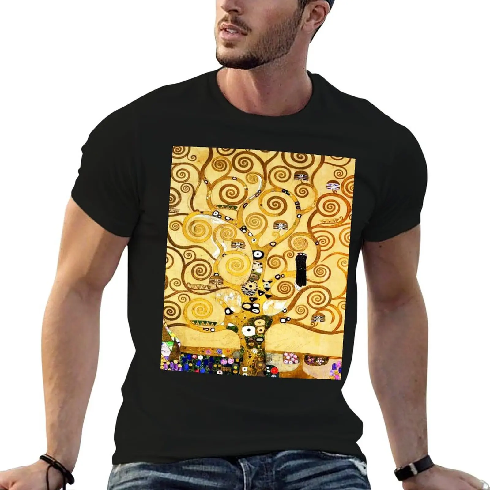 Gustav Klimt The Tree of Life, Stoclet Frieze T-Shirt man t shirts graphic man t shirts cotton anime t shirts oversize T-shirt
Gustav Klimt The Tree of Life, Stoclet Frieze T-Shirt man t shirts graphic man t shirts cotton anime t shirts oversize T-shirt