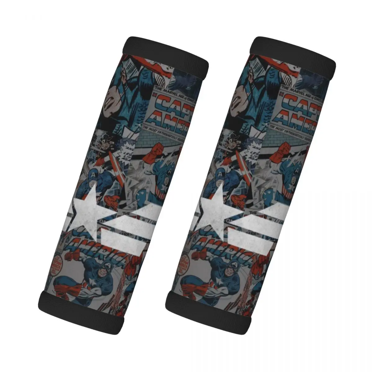 Custom Captain America Luggage Handles Wrap Grips 2 Pcs Neoprene Suitcases Luggage Travel Accessories For Backpack Shoulder Pad 
Custom Captain America Luggage Handles Wrap Grips 2 Pcs Neoprene Suitcases Luggage Travel Accessories For Backpack Shoulder Pad
