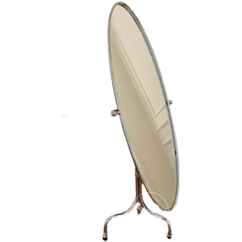 Surfboard special-shaped full-body full-length mirror Rotatable stainless steel floor mirror with roller
Surfboard special-shaped full-body full-length mirror Rotatable stainless steel floor mirror with roller
