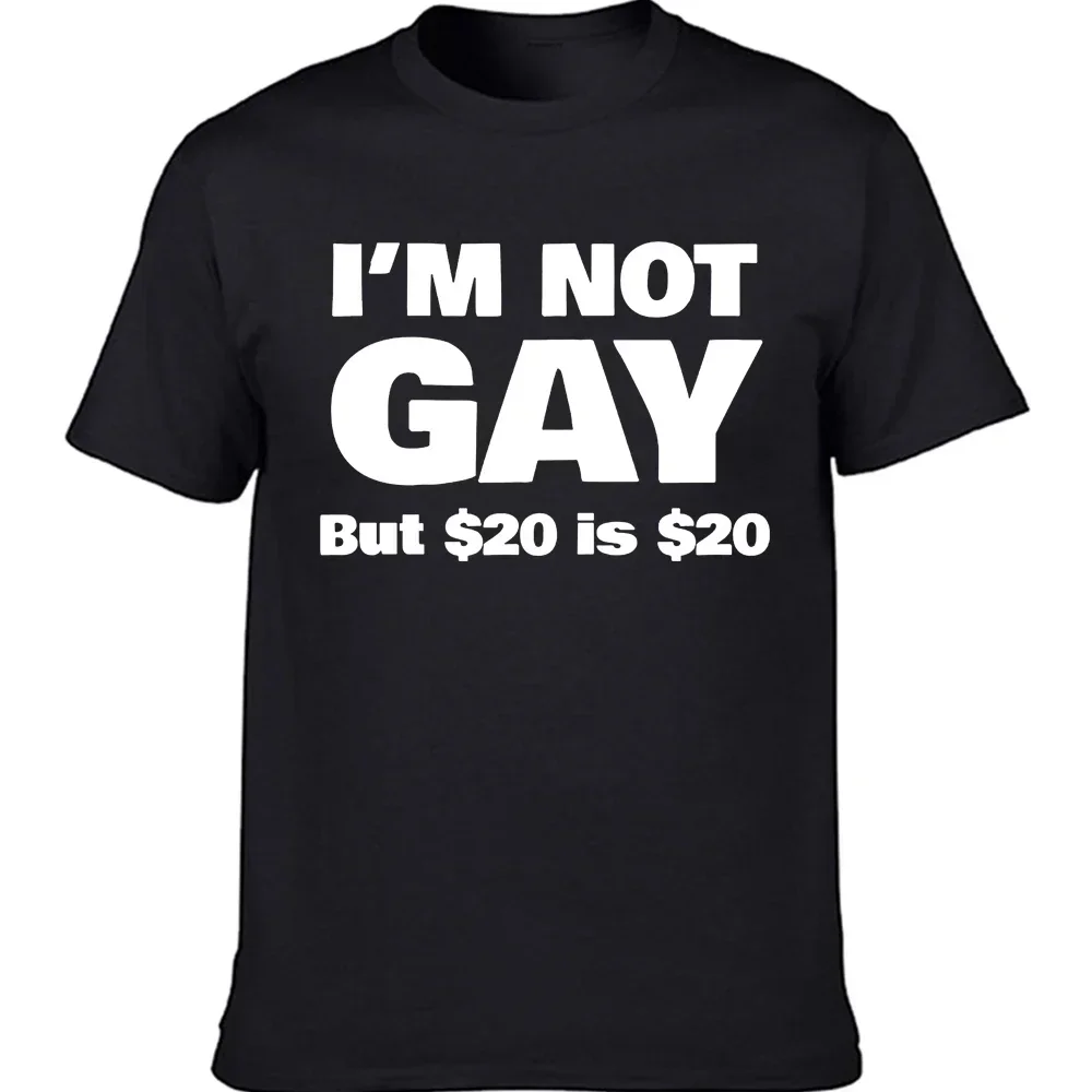 New Man Design T-Shirt Print Short Sleeve Informal Round Neck I Am Not Gay But $20 Is $20 Funny Lesbian Hip Hop heavyweight new
New Man Design T-Shirt Print Short Sleeve Informal Round Neck I Am Not Gay But $20 Is $20 Funny Lesbian Hip Hop heavyweight new